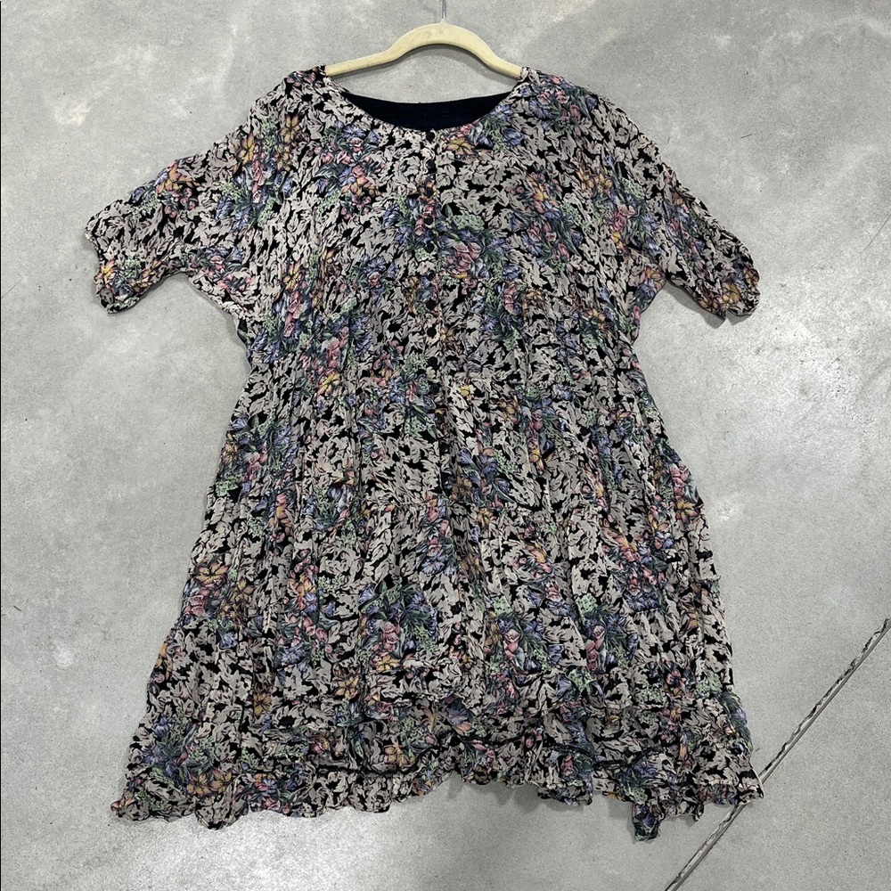 Nostalgia Floral Tiered Dress